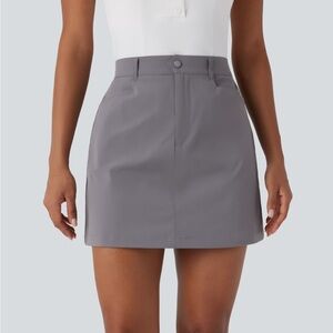 Halera Gray Mini Skirt